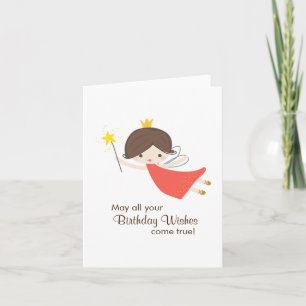 Birthday Wishes Fairy Card