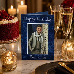 Birthday Wishes for Him Photo Card