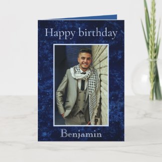 Birthday Wishes for Him Photo Card