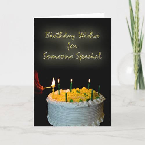 Birthday Wishes For Someone Special Card