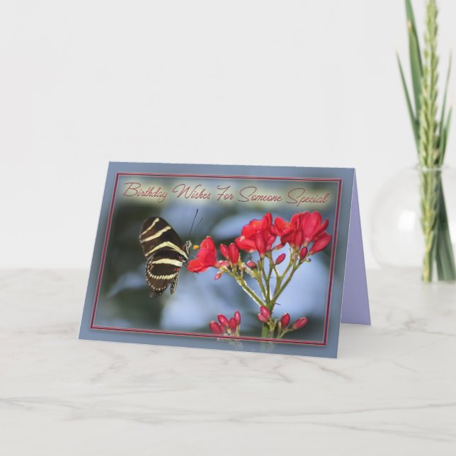 Birthday Wishes for Someone Special Card (Front)