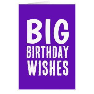 BIRTHDAY WISHES FROM US ALL GIANT JUMBO CARD