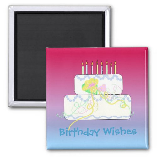 Birthday Wishes Magnet