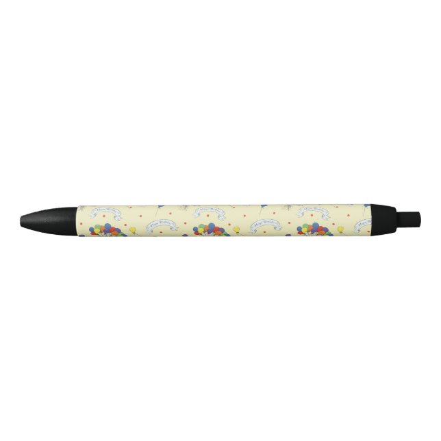 Birthday Wishes - Pastel Yellow Pen (Front)