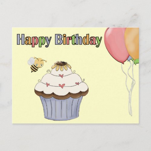 Birthday Wishes Postcard