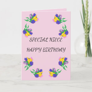Birthday wishes Special Niece Holiday Card