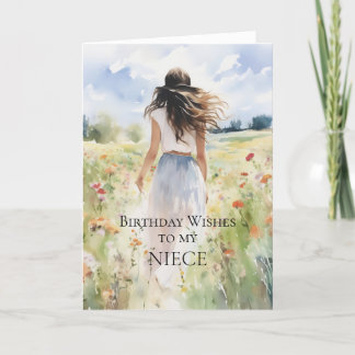 Birthday Wishes To My Niece Card