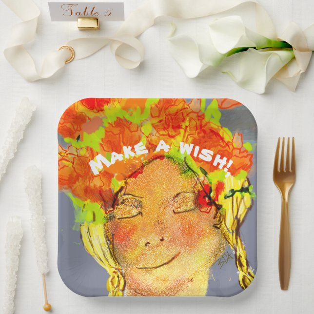 Birthday Wishing! Bring on the Magic! Paper Plates (Wedding)