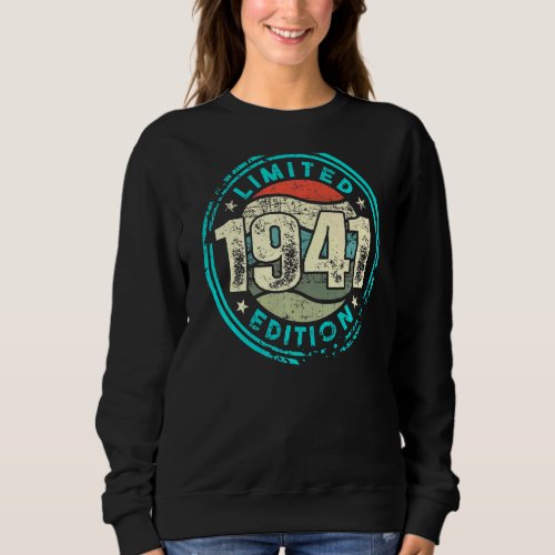 Birthday with and born in 1941 vintage sweatshirt