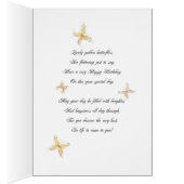Birthday with golden butterflies (Inside (Right))