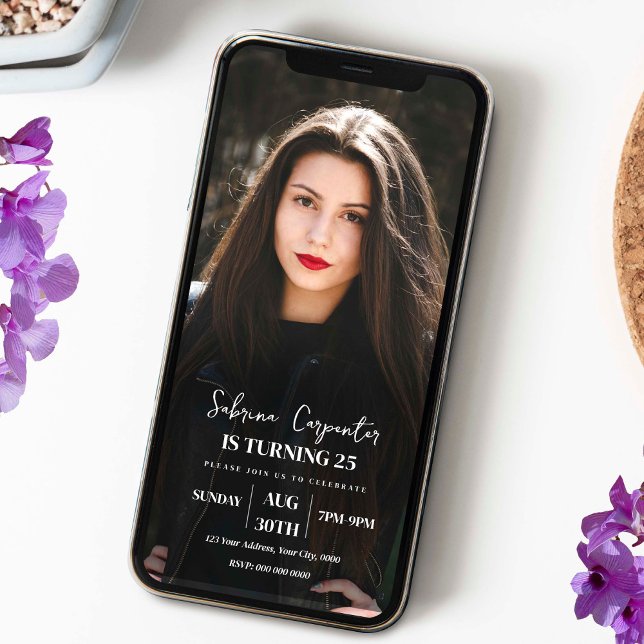 Birthday with Photo Invitation (Creator Uploaded)