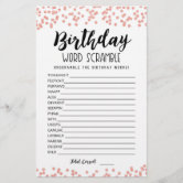 Birthday Would She Rather editable game