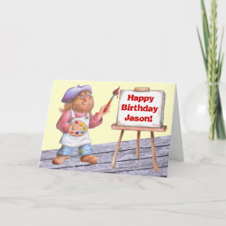 Birthday Work Of Art Card