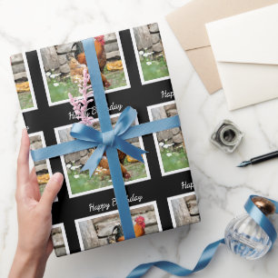 Birthday Wrapping Paper / Barnyard Chickens