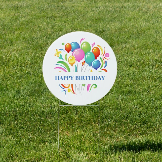 Birthday Yard Sign (Insitu)