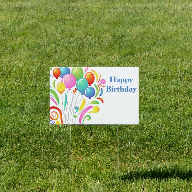 Birthday Yard Sign (Insitu)