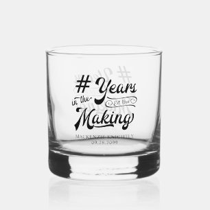 Birthday YEARS IN THE MAKING Personalized Whiskey Glass