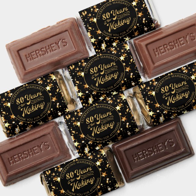 Birthday Years in the Making Stars THANK YOU Hershey's Miniatures (Assorted)