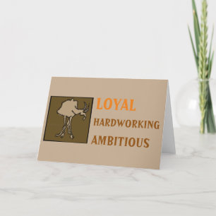 Birthday Zodiac Sign Personality Capricorn Card