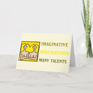 Birthday Zodiac Sign Personality Gemini Card