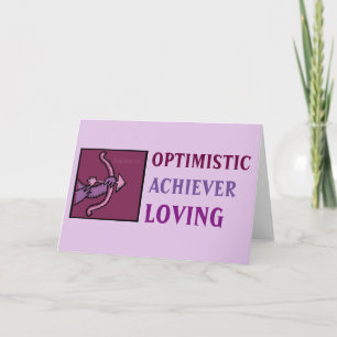 Birthday Zodiac Sign Personality Sagittarius Card