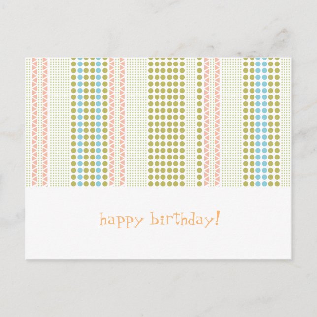 birthdaycard postcard (Front)