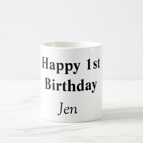 birthdays add your name text image editable invita coffee mug
