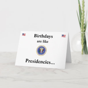 Birthdays and Presidents Card