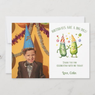 Birthdays are a Big Dill! Pickle Birthday Party Invitation