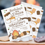 Birthdays are more fun with friends marshmallow invitation<br><div class="desc">Fun and cute Kawaii Style Birthdays are s' more fun with friends marshmallow party invitation from Ricaso - featuring cute marshmallow,  camp fire and chocolate - easy to personalize with your own details - a colorful fun invite</div>