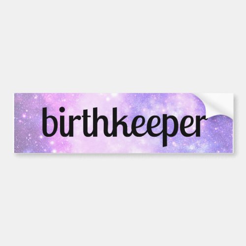 birthkeeper bumper sticker