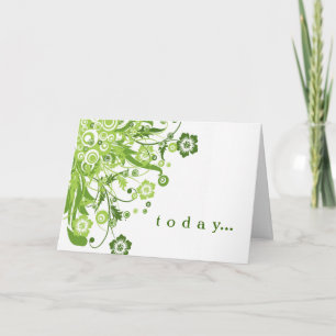 Birthmothers' Day card in green
