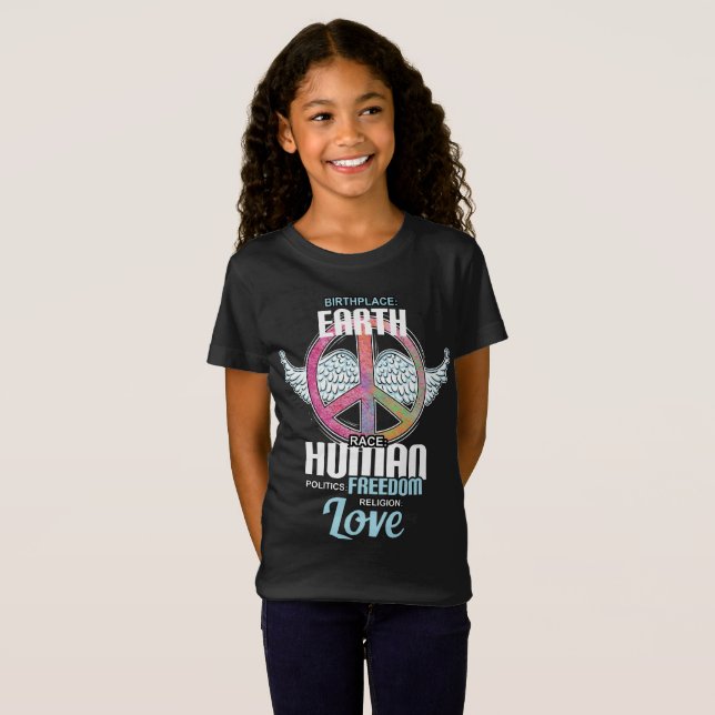 Birthplace earth race human politics freedom shirt (Front Full)