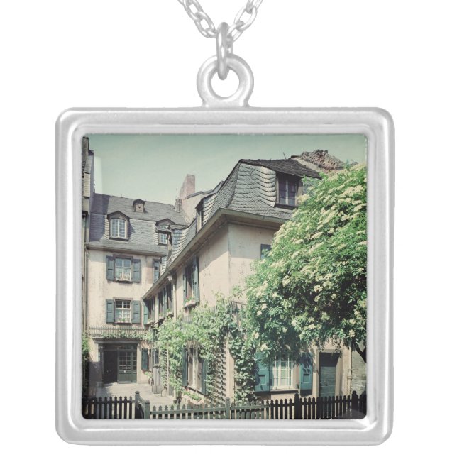 Birthplace of Ludwig van Beethoven Silver Plated Necklace (Front)