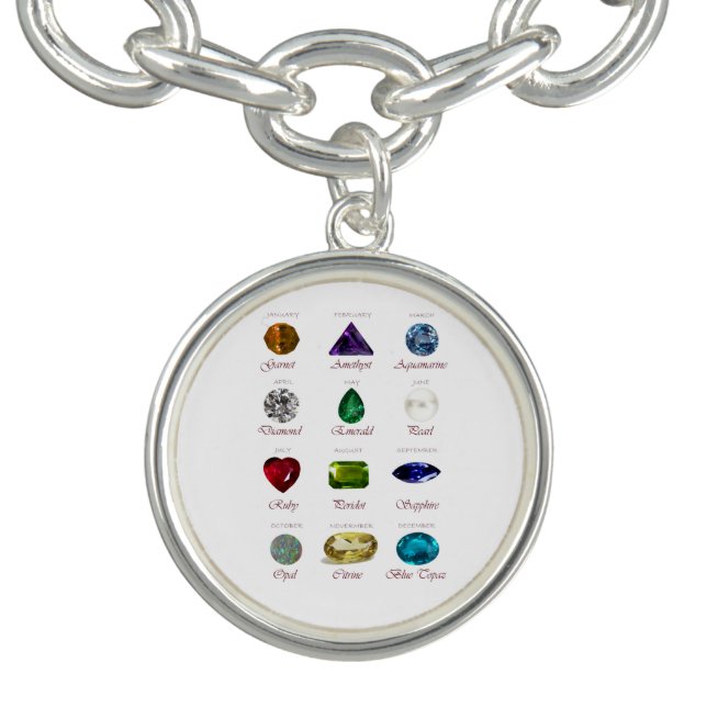 Birthstone Chart Bracelet (Design)