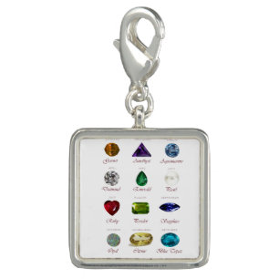 Birthstone Chart Charm