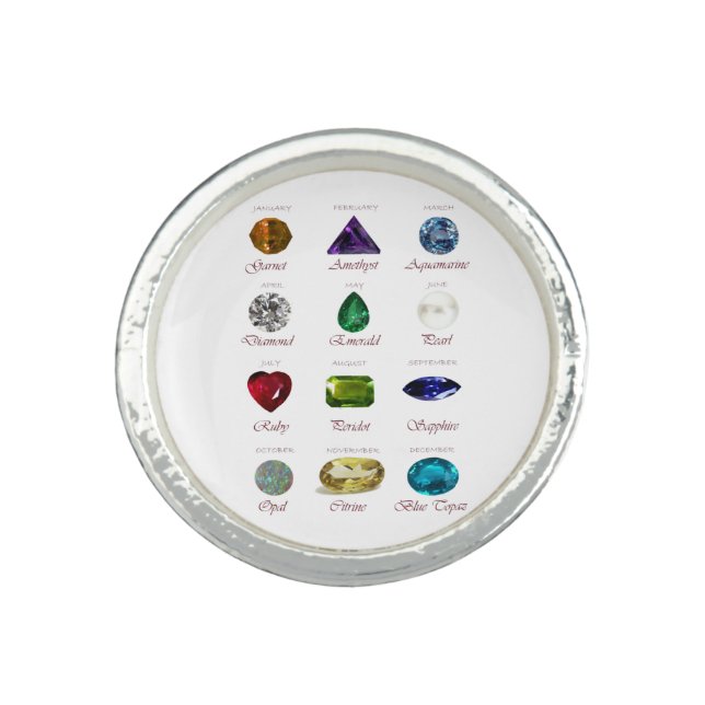 Birthstone Chart Ring (Front)