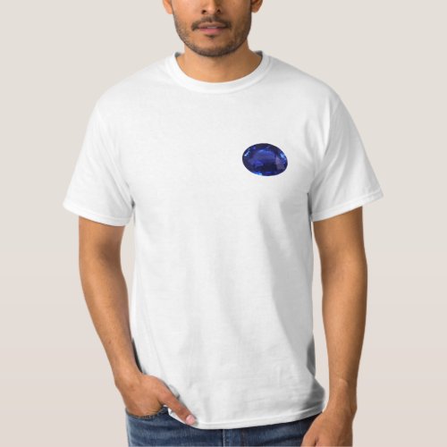 Birthstone Chart Sapphire September T_Shirt