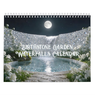 Birthstone Garden Waterfalls Calendar