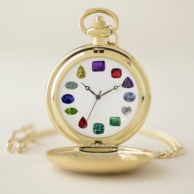 Birthstone Pocket Watch (Inside)