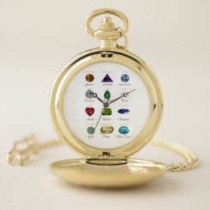 Birthstone Pocket Watch