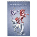 Birthstone Unicorns Fantasy Art Calendar at Zazzle
