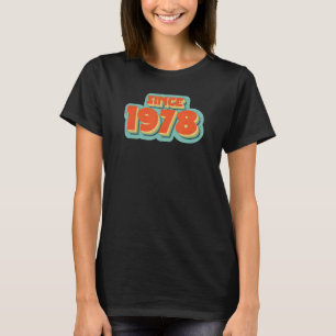 Birthyear 1978 retro and vintage designed 1 T-Shirt