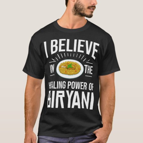 Biryani Gift Pakistani Food Chicken Dum Pot T_Shirt