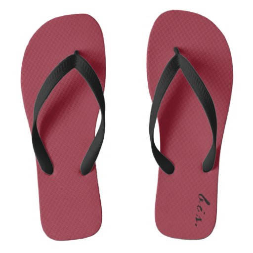 Bis. Luxury, Wide Straps Flip Flops | Zazzle