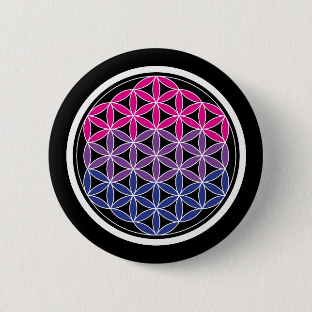 biSacred geometry Button (Front)