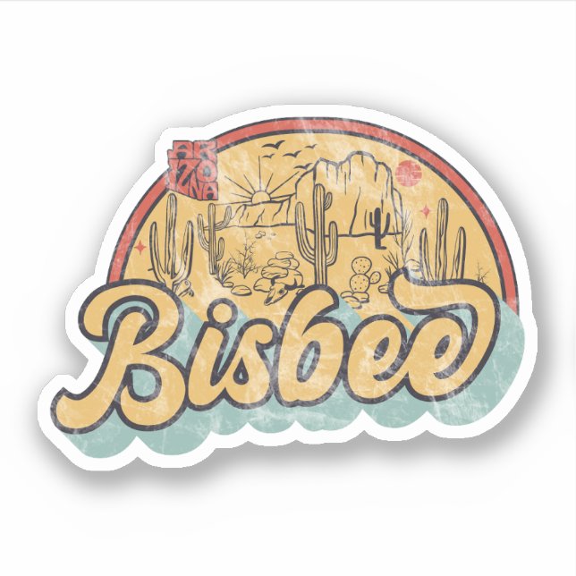  Bisbee, Arizona Sticker (Front)
