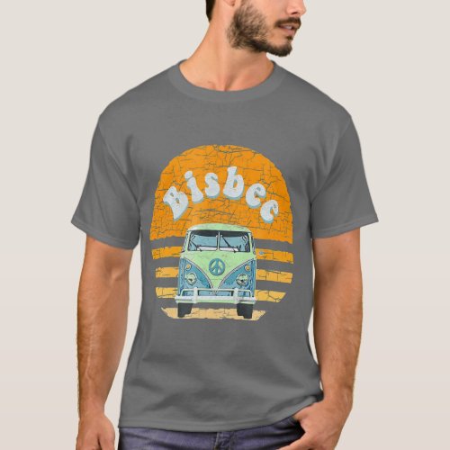 Bisbee AZ Vintage Retro Hippie Van Road rip T_Shirt