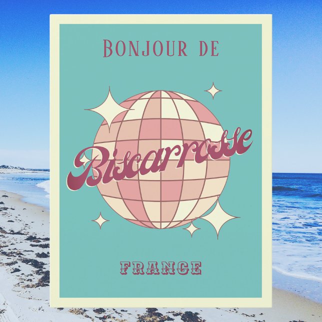 Biscarosse France vacation retro Postcard (Creator Uploaded)
