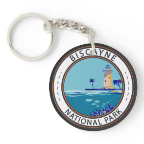 Biscayne National Park Boca Chita Key Badge Keychain